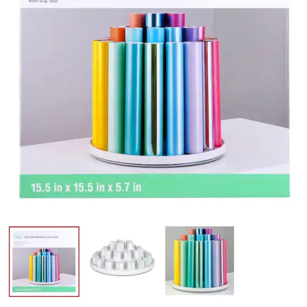 Vinyl Roll Carousel
